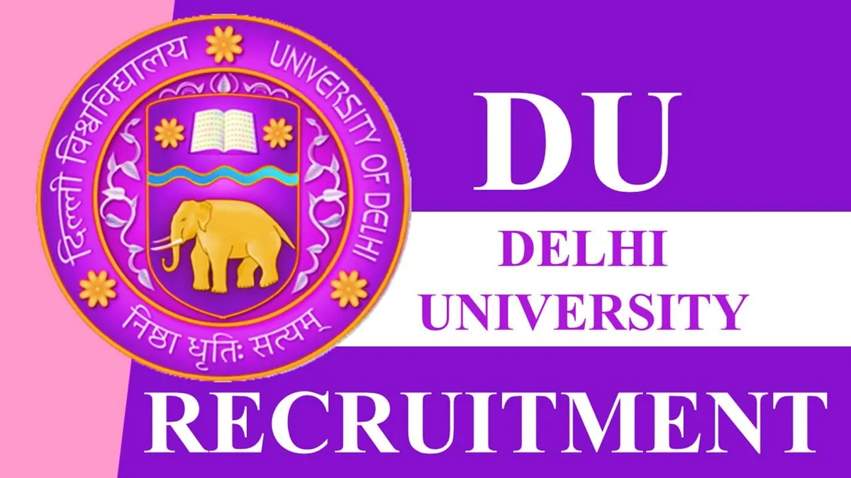Faculty Of Law, University of Delhi Invites Applications For The Post ...