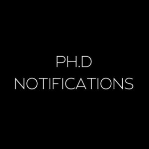 PHD NOTIFICATIONS LAW 